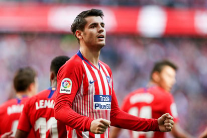 Morata, canterano del Real Madrid, es consciente que su estadía en el cuadro “colchonero” no depende solo de él, pues el Chelsea es dueño de su carta. (ARCHIVO)