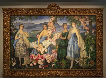 Flores Mexicanas no es una obra representativa del característico estilo modernista de Ramos Martínez, sino una muestra del conocimiento que tenía de las tendencias artísticas de toda Europa y las Américas. (EFE)