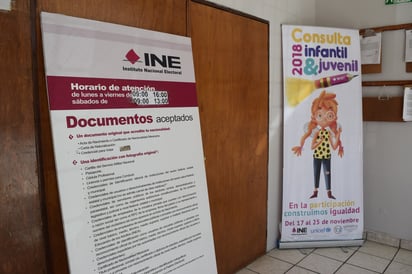 La Consulta Infantil y Juvenil 2018 en Durango convocó a 69 mil 235 niñas, niños y adolescentes, 16 % de la población entre 6 y 17 años. (EL SIGLO DE TORREÓN)