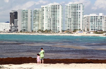 El sector hotelero en el Caribe mexicano, en el sureste del país, enfrenta pérdidas en los primeros cinco meses del año tras una caída de la ocupación del 6 % debido a la plaga el sargazo, la violencia y la falta de promoción. (ARCHIVO)