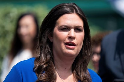 El presidente de Estados Unidos, Donald Trump, anunció la salida de la vocera de la Casa Blanca Sarah Huckabee Sanders para finales del mes de junio. (ARCHIVO)