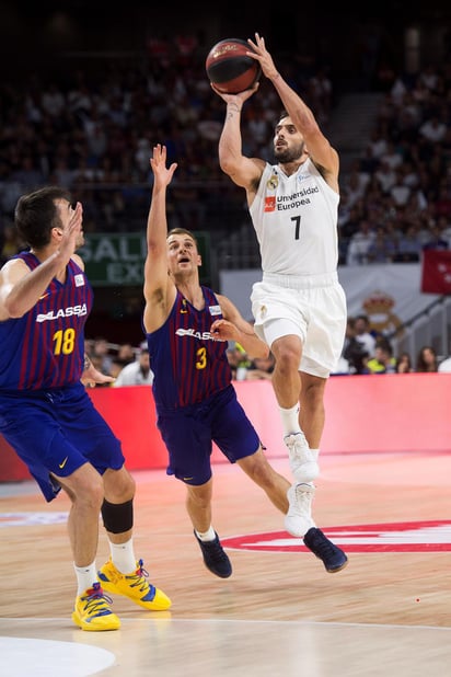 Facundo Campazzo metió 19 puntos para el Real Madrid. (EFE)