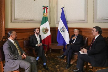 El presidente Andrés Manuel López Obrador se reunirá el próximo jueves con su homólogo de El Salvador, Nayib Bukele, con quien revisará el Plan Integral de Desarrollo para Centroamérica. (ARCHIVO) 