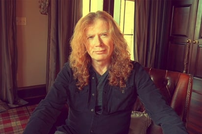 Por salud. Dave Mustaine cancela la gira de Megadeth por un cáncer de garganta, informa en su cuenta de Facebook. (ESPECIAL)