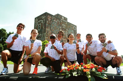 Las medallas formarán la Ciudad de México. (AGENCIA)