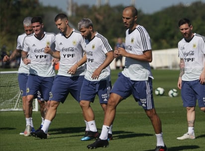 La selección de Argentina practicó ayer por última vez en Río de Janeiro, en el campo de entrenamiento del Fluminense. (CORTESÍA)