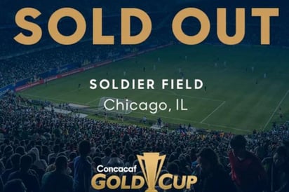 La Concacaf dio a conocer que el estadio en Chicago presentará un lleno. (ESPECIAL)