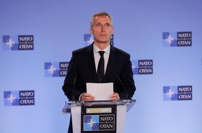 'Todavía hay tiempo para salvar el tratado, y el tratado se puede salvar si Rusia vuelve a cumplirlo', subrayó Stoltenberg, en referencia a un documento que, según indicó, ha sido 'crucial para la seguridad euroatlántica'. (EFE). 