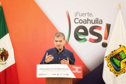 'Yo creo que ya no tardan en comunicarnos el tema de manera oficial. El lunes habrá Consejo Nacional', adelantó el gobernador de Coahuila, Miguel Riquelme. (ESPECIAL)
