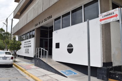 Aún no han terminado las obras de la segunda etapa en la Casa de la Cultura. (EL SIGLO DE TORREÓN)