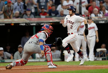 Alex Bregman, de los Astros de Houston, corre rumbo al home durante el Juego de Estrellas 2019 en el que la Liga Americana se impuso 4-3 ante la Nacional. (AP)