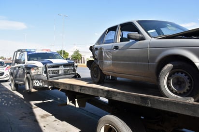 El choque ocurrió a las 17:30 horas del día de ayer. (EL SIGLO DE TORREÓN)