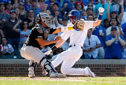 Los Cachorros de Chicago lograron quedarse con la victoria cuando se impusieron ayer 4-3 a los Piratas de Pittsburgh. (AP)