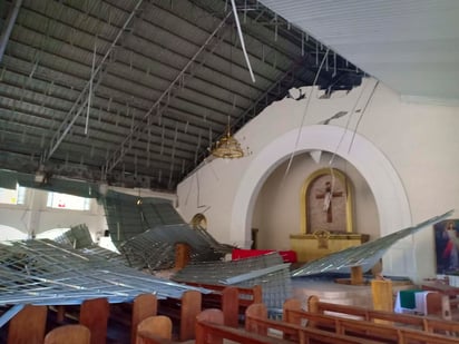 El terremoto también se sintió en cuatro ciudades vecinas, causando daños a decenas de casas, dos iglesias, un hotel, un gimnasio, un puente y un mercado público. (EFE)