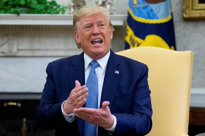 'Creo que el presidente Xi de China ha actuado responsablemente, muy responsablemente. Han estado protestando por mucho tiempo', dijo Trump en declaraciones a los periodistas en la Casa Blanca. (EFE)