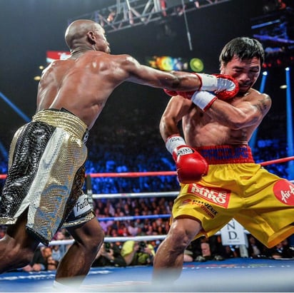 Pacquiao lo encontró como un momento oportuno para atacar a su antiguo rival y pedir una revancha; Mayweather ganó por decisión unánime en el 2015, cuando Pacquiao dijo que una lesión en el hombro le impedía estar al 100%. (TWITTER)