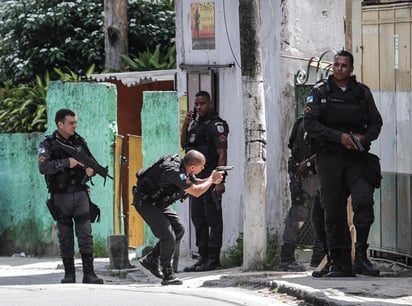 El tiroteo ocurrido el pasado 26 de julio, duró varias horas y terminó con cuatro policías heridos. No se registraron aprehensiones de personas relacionadas con la banda delictiva. (ARCHIVO)
