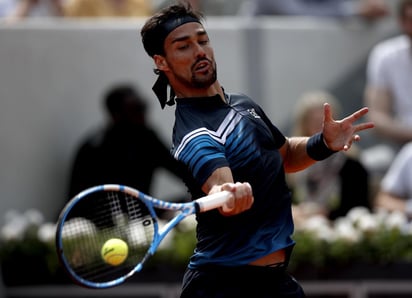 Fabio Fognini se mide hoy al español Marcel Granollers. (ARCHIVO)