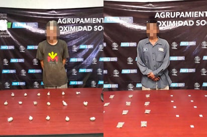 Aseguran a dos en San Pedro con cocaína y marihuana, fueron detenidos por agentes de Fuerza Coahuila. (EL SIGLO DE TORREÓN)