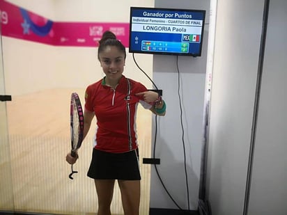 Paola Longoria dio otro paso más en la búsqueda de su tercer oro panamericano al avanzar con facilidad a semifinales. (CORTESÍA)