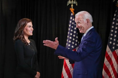 Biden destacó hasta que punto el odio se ha fomentado estos días y subrayó que si el presidente fuera el director de una escuela secundaria y hablase de la forma en que él habla, los padres de los alumnos se presentarían en el centro para pedir su despido. (EFE)
