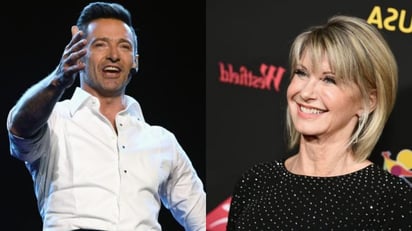 El actor australiano Hugh Jackman compartió mediante un video su apoyo y cariño hacia la actriz Olivia Newton-John, quien enfrenta por tercera vez al cáncer de seno. (ESPECIAL)