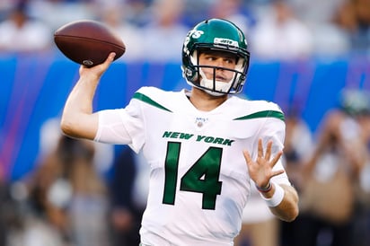 Será la segunda temporada de Sam Darnold como mariscal de campo de los Jets, la campaña pasada acabó con récord de 4-9. (AP)