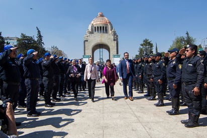 La jefa de gobierno Claudia Sheinbaum afirmó que la procuradora general de Justicia capitalina, Ernestina Godoy Ramos, y el secretario de Seguridad Ciudadana, Jesús Orta Martínez, están seguros en sus empleos, porque están haciendo bien su trabajo. (ARCHIVO)