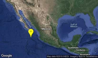 El movimiento telúrico tuvo una profundidad de 10 kilómetros, en latitud 20.54 y longitud -109.20.
(ESPECIAL)