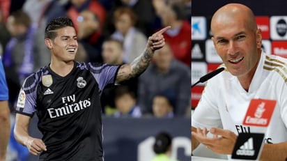 James Rodríguez regresó al Real Madrid luego de haber jugado para el Bayer de Alemania. (ARCHIVO/EFE)