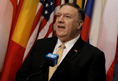 Durante una rueda de prensa, Pompeo fue preguntado si los contactos de Washington con altos funcionarios venezolanos habían cambiado la posición de Estados Unidos. (ARCHIVO)