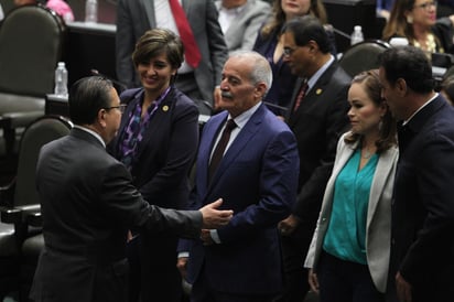 El presidente de la Cámara de Diputados, Porfirio Muñoz Ledo, instruyó al contralor del órgano, Jorge Torres, a investigar si hubo 'moches' en el presupuesto dedicado a cultura, pues en caso de que algún diputado haya incurrido en ello, procedería el desafuero. (ARCHIVO)