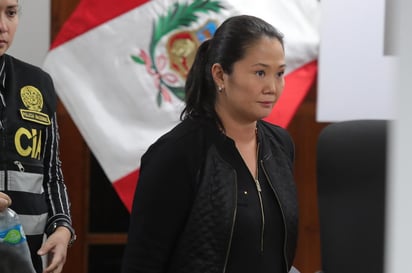 Desde noviembre Fujimori está en prisión preventiva mientras la fiscalía investiga el presunto lavado de activos por al menos un millón de dólares entregados por la empresa brasileña Odebrecht para la campaña presidencial. (ARCHIVO)