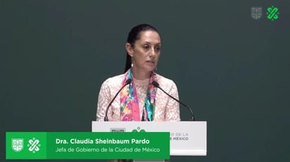 En el Patio Central del Antiguo Palacio del Ayuntamiento, detalló que estos ejes incluyen medidas para la protección de mujeres en transporte público, espacio público, instituciones de seguridad y justicia, atención a víctimas y campañas permanentes. (ESPECIAL)