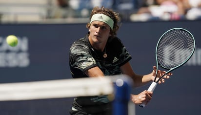 El tenista aleman Alexander Zverev, se impuso en la tercera ronda a Frances Tiafoe. (EFE)