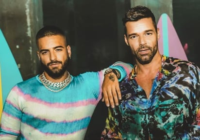 Colaboración. Entre Maluma y Ricky Martin. (ESPECIAL) 