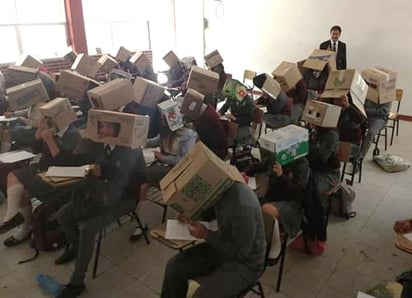 La escuela dice que no era un examen, sino una actividad lúdica. (INTERNET)