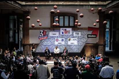 Los juegos entre Pistons contra Mavericks, y Soles ante Spurs, fueron presentados ayer en la Ciudad de México. (NOTIMEX)