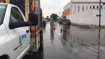 Se cuenta con un saldo positivo luego de las lluvias que se presentaron desde ayer miércoles por la tarde en todo el municipio. (EL SIGLO DE TORREÓN)