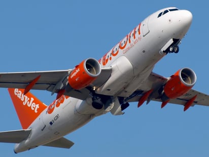 Un vuelo de la aerolínea Easy Jet. (INTERNET)