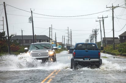 Las olas del Atlántico superaron en a penas dos horas los dos metros de altura.