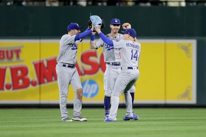 Los Dodgers se impusieron ayer 7-3 a Orioles de Baltimore, y aseguraron el título de la División Oeste de la Liga Nacional por séptimo año consecutivo. (AP) 