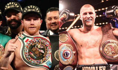 El próximo dos de noviembre, 'Canelo' y Kovalev se enfrentarán en el Las Vegas. (CORTESÍA)