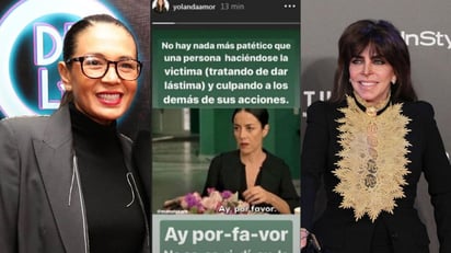  Yolanda criticó a 'La Veró' diciendo que sólo quiere hacerse la víctima. (ESPECIAL)