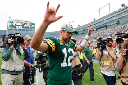 Rodgers tuvo una excelente actuación ante los Vikingos. (AP)