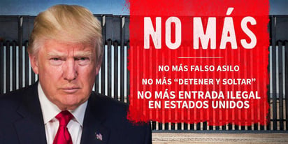 Trump ha tenido una racha de victorias referentes al muro y en materia de inmigración. 