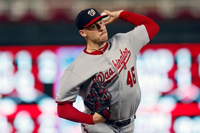 Patrick Corbin permitió una carrera en seis entradas, en la victoria de Nacionales 7-2 sobre Filis. (AP)