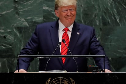 'El dictador Maduro es una marioneta cubana protegida por guardaespaldas cubanos', sentenció Trump durante su discurso ante la Asamblea General de la ONU. (EFE)