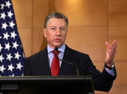 Kurt Volker, renunció a su cargo, en medio de las investigaciones de la Cámara de Representantes sobre una llamada telefónica entre el presidente  Donald Trump y Volodímir Zelenski. (ARCHIVO)