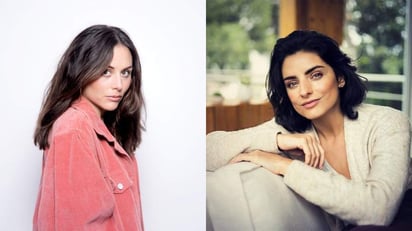 Aislinn Derbez y Zuria Vega posaron amamantando a sus hijos y compartieron la experiencia de ser mamás. (ESPECIAL)